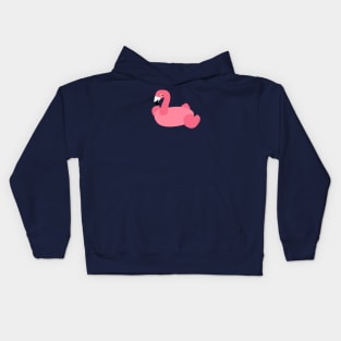 Pool Flamingo Summer Float Kids Hoodie